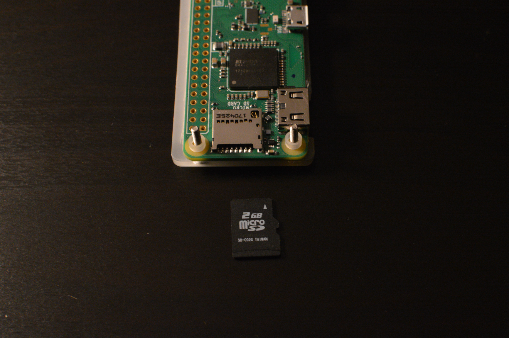 Raspberry Pi Zero W и microSD карта